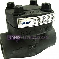 شیر یکطرفه فولادی فورج کلاس 1500-800 شیر یکطرفه فولادی فورج کلاس 1500-800